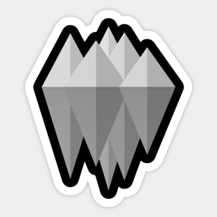 Mountain Cluster Sticker